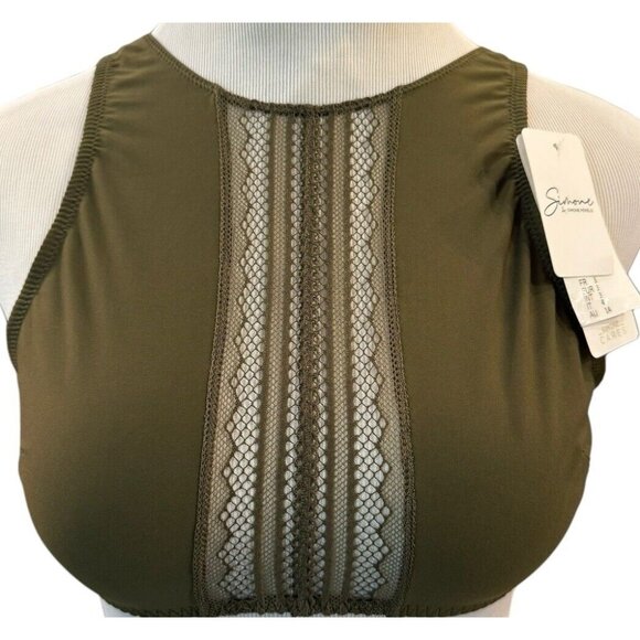 SIMONE PERELE Women's bralette SIZE 3 MEDIUM Adventure Green NWT - Picture 1 of 10